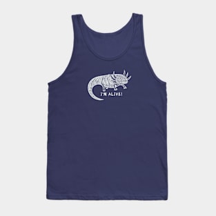 Axolotl - I'm Alive! - endangered species animal design Tank Top